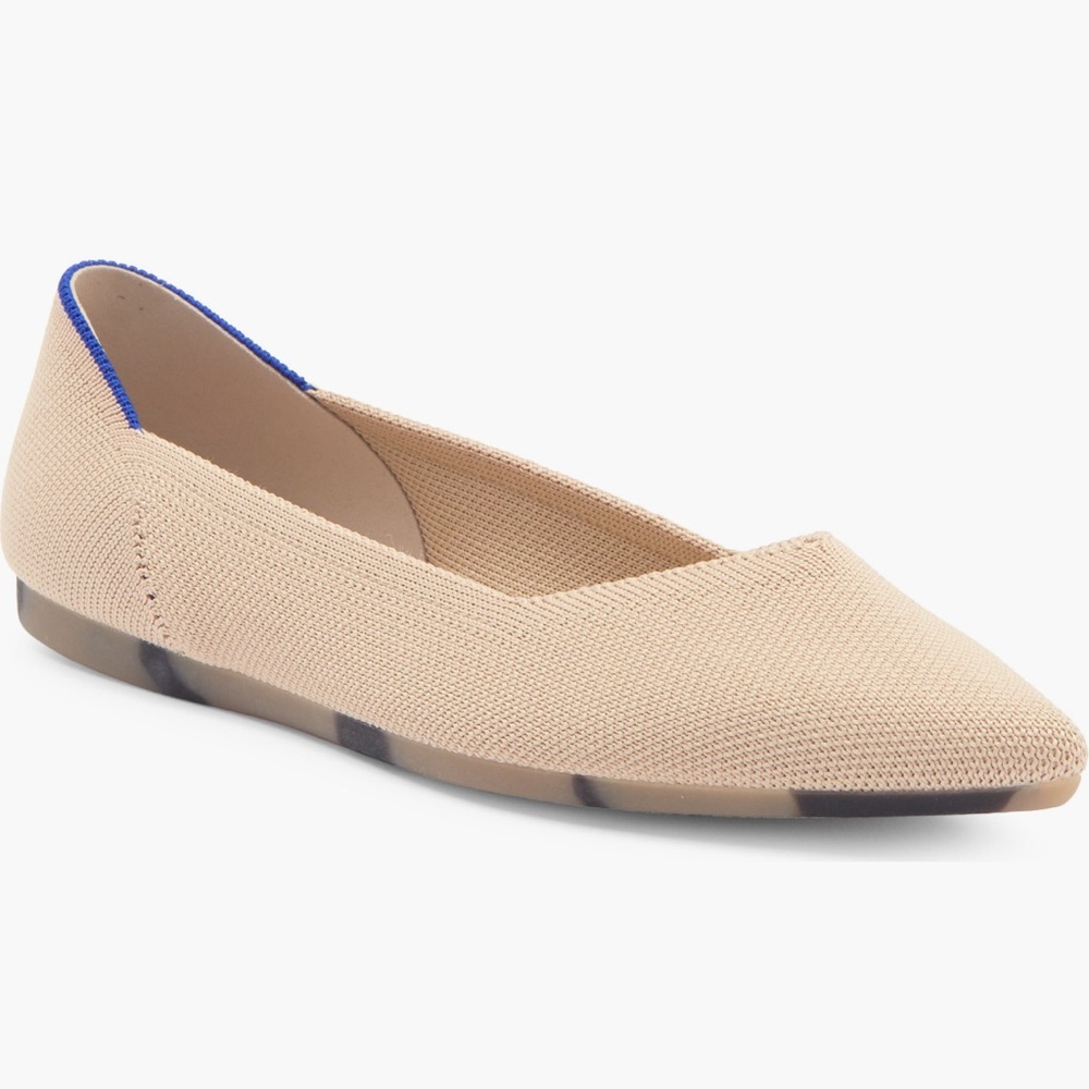 Rothy’s The Point Flat Ecru 9